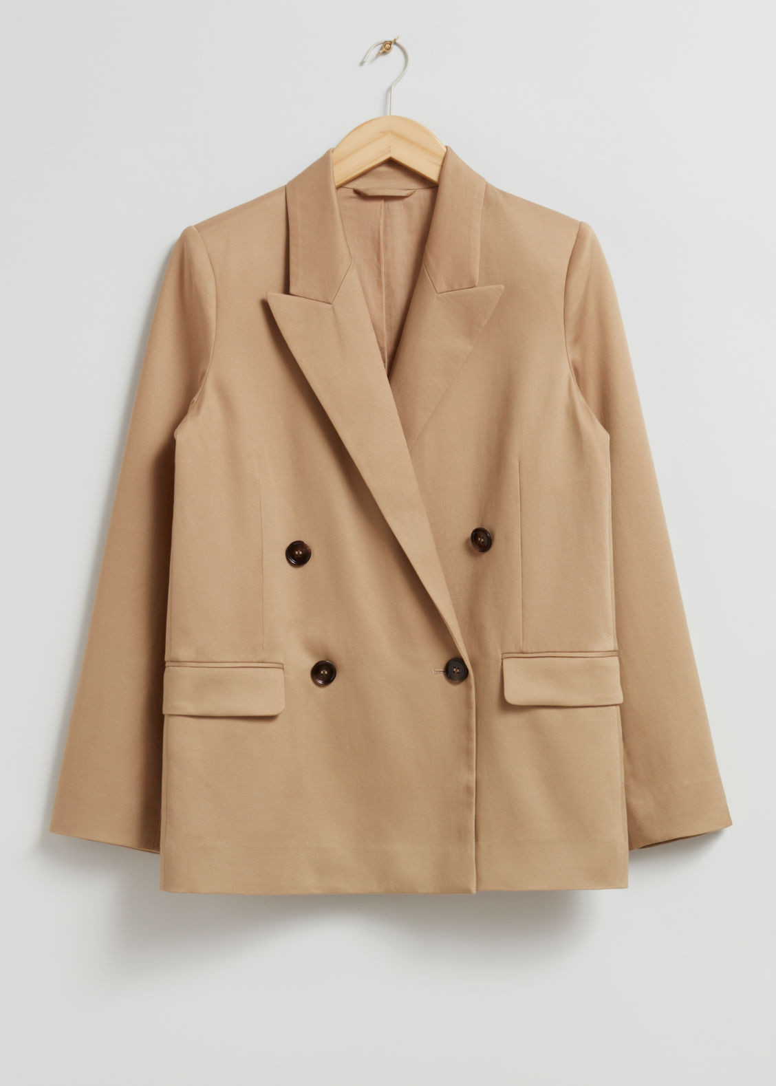 Double-Breasted Blazer - Beige | & Other Stories US