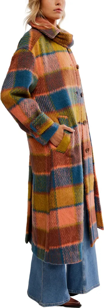 Dalton Plaid Wool Coat | Nordstrom