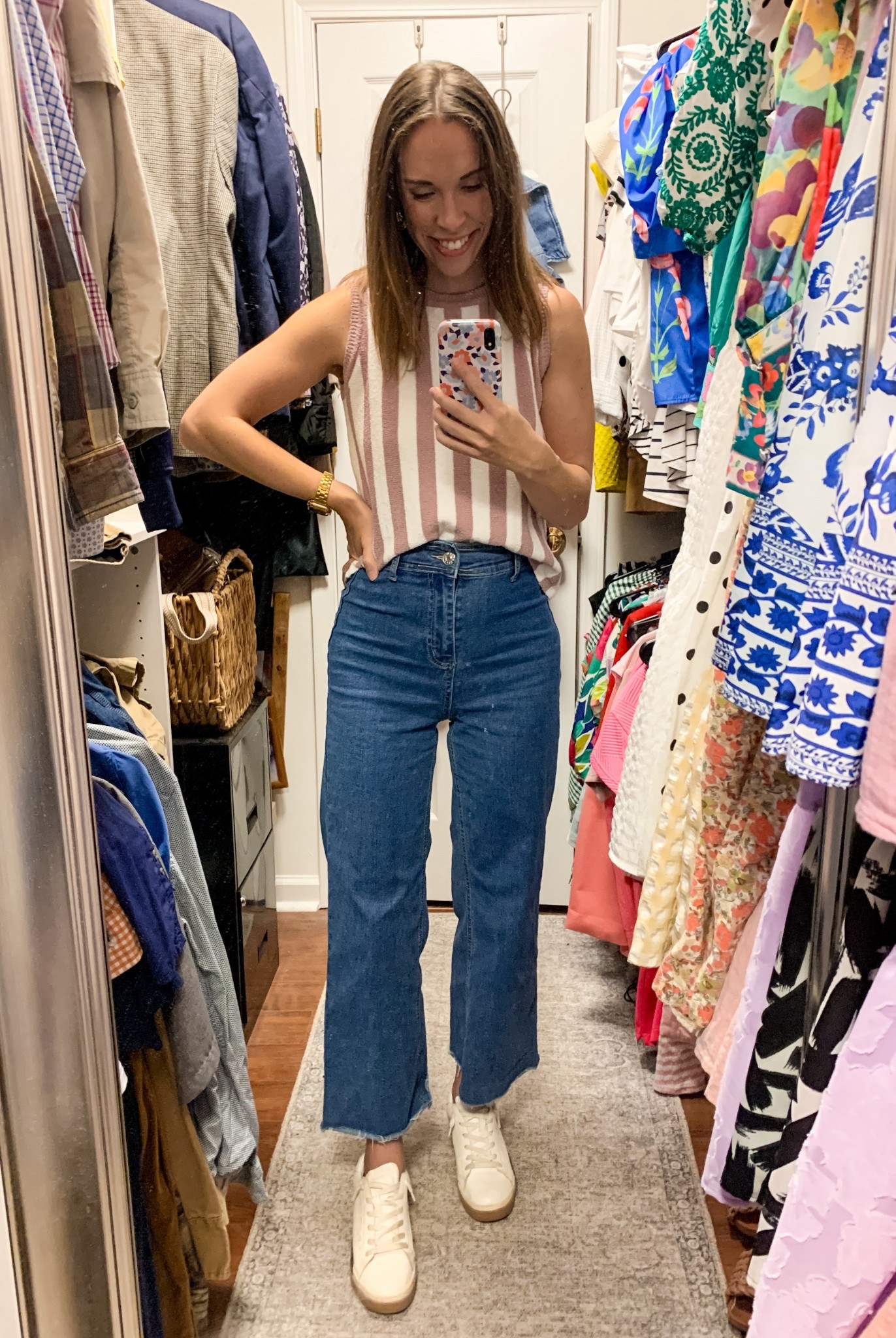 Wearing a small in the top and jeans 

teacher outfit 

#LTKStyleTip #LTKFindsUnder50