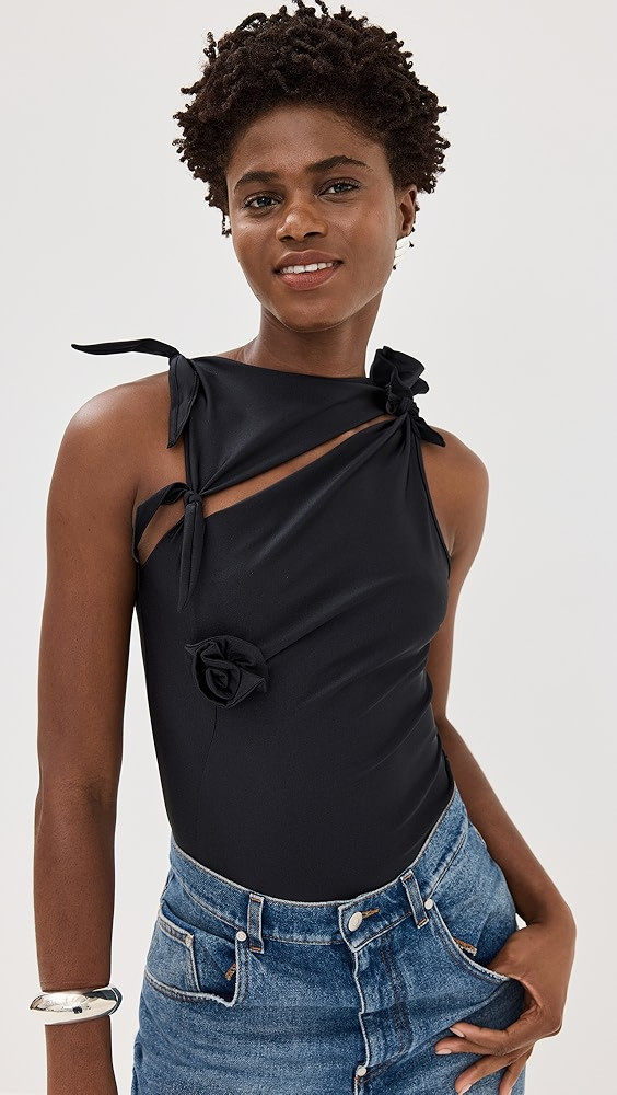 Coperni Asymmetric Flower Top | Shopbop | Shopbop