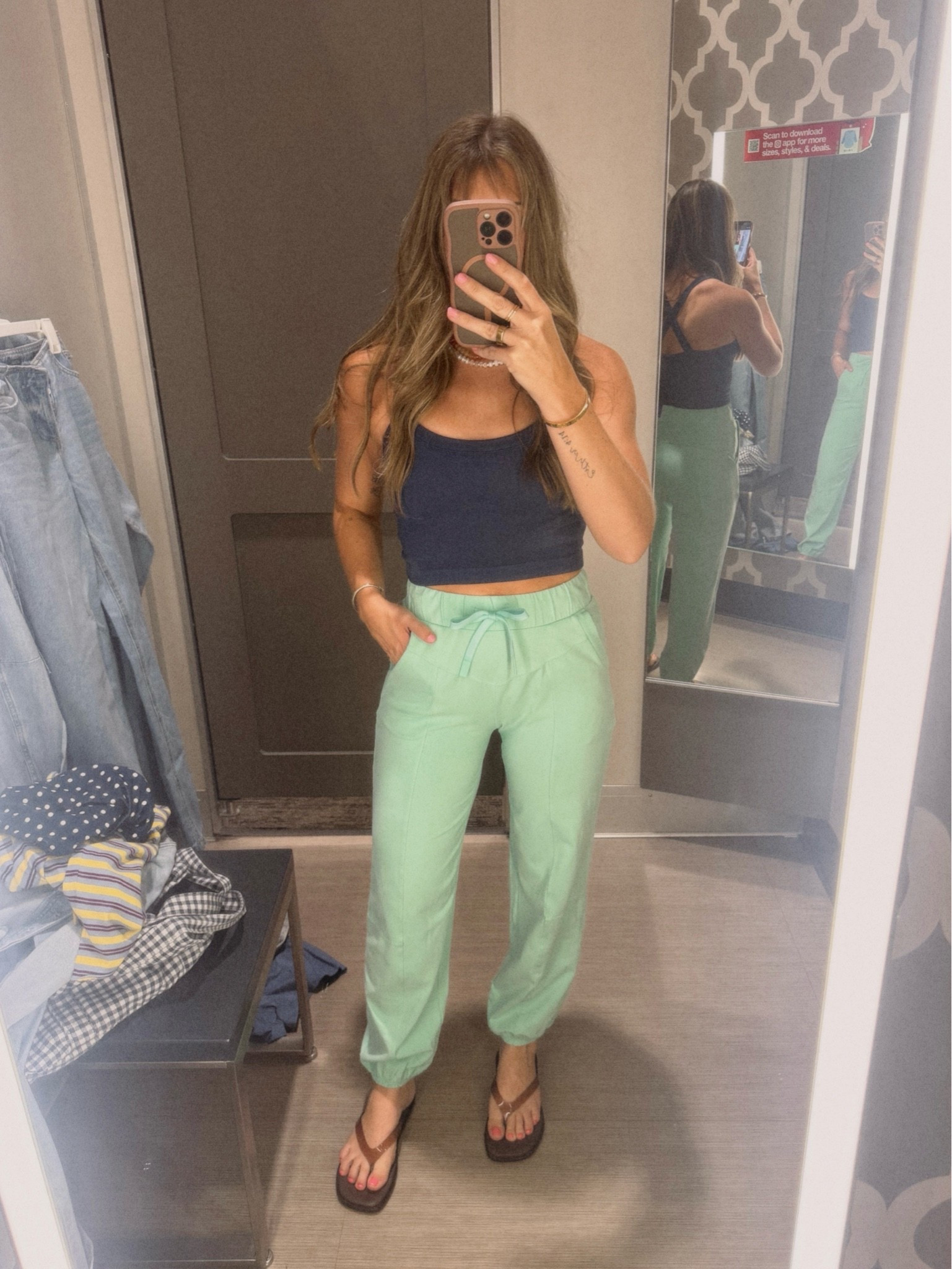 Some of my favorite target activewear pieces are on sale through the weekend! I wear this sports bra multiple times a week— so good! And the joggers are a FP look for less that I LOVE