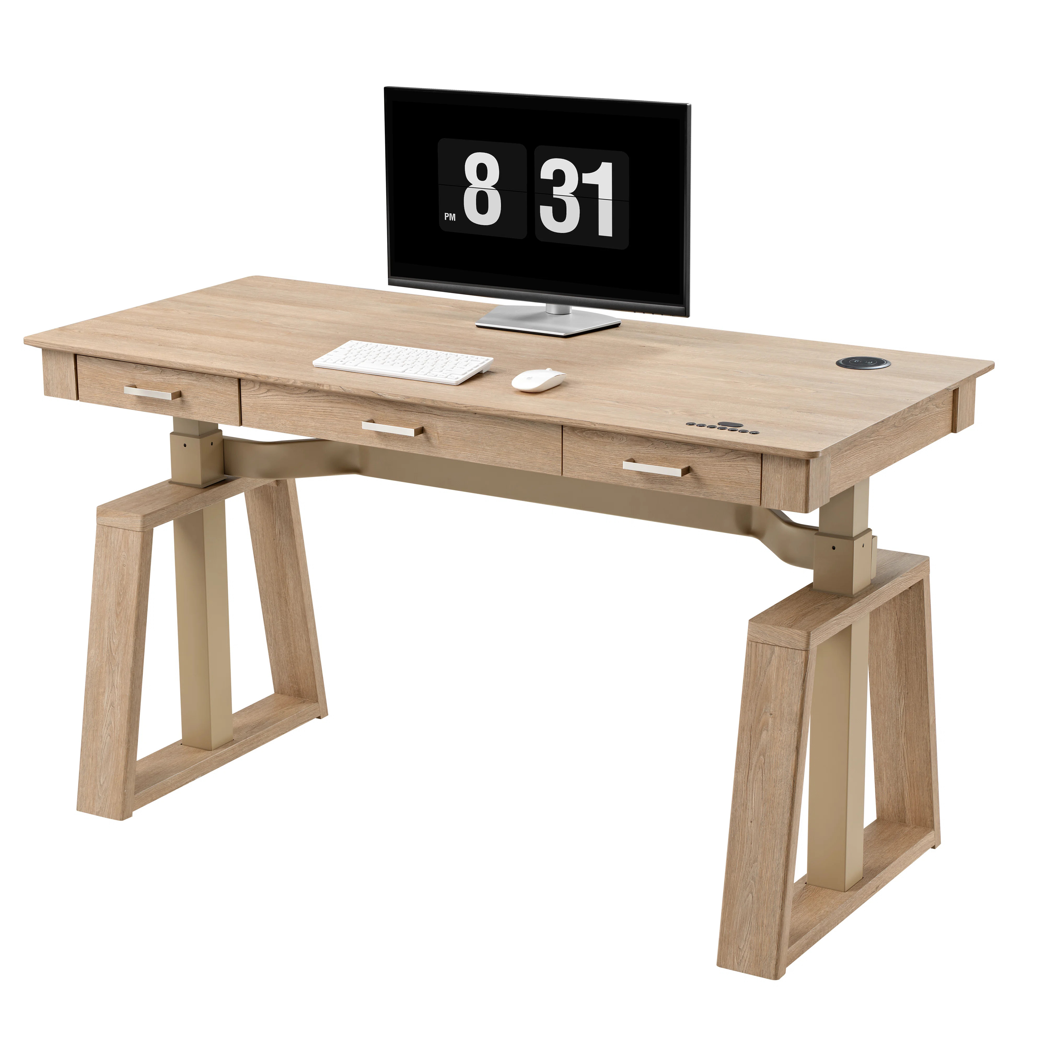 The Twillery Co.® Radnor Height Adjustable Standing Desk & Reviews | Wayfair | Wayfair North America