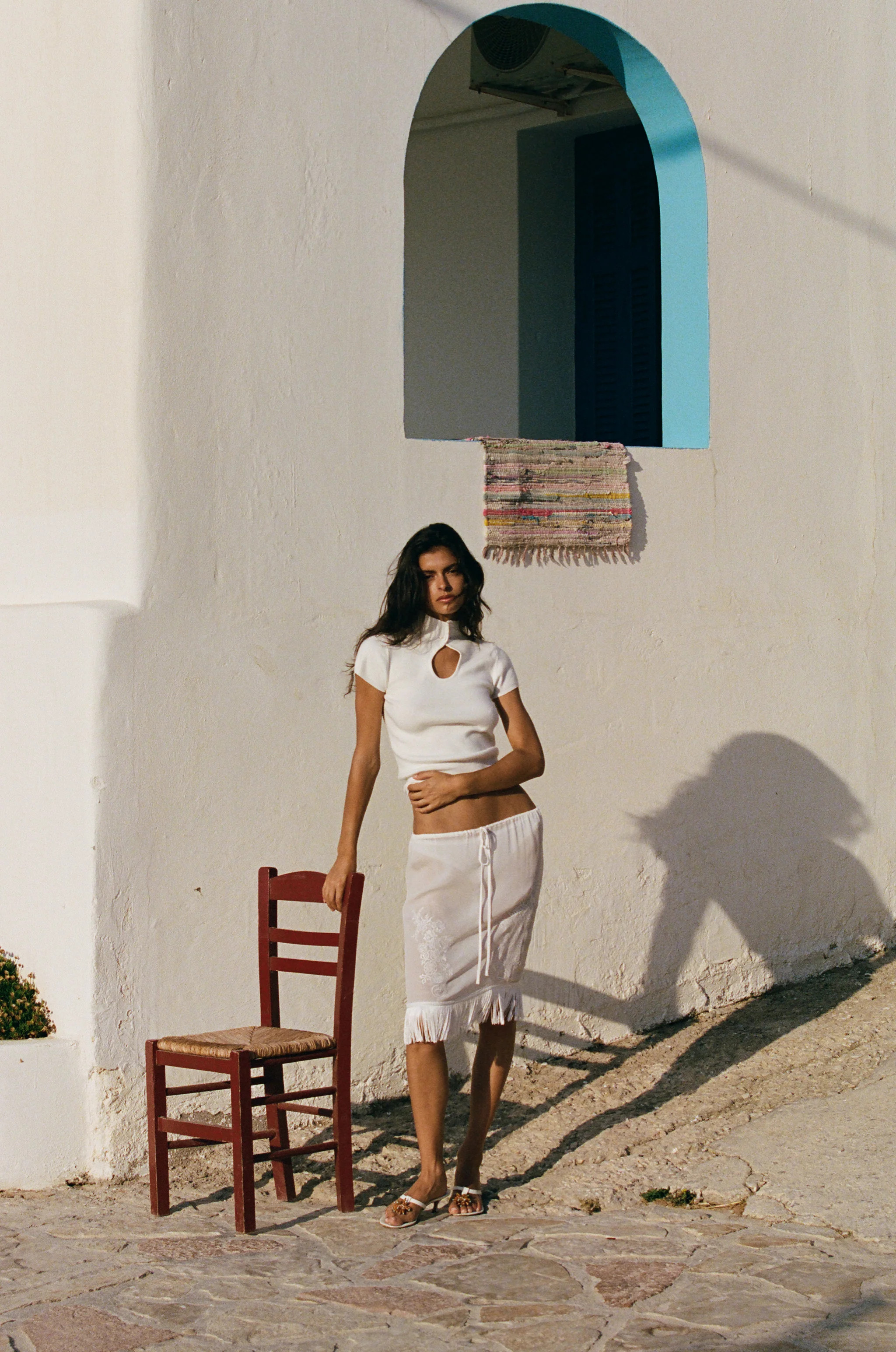 Andie Skirt | White | With Jean (US)