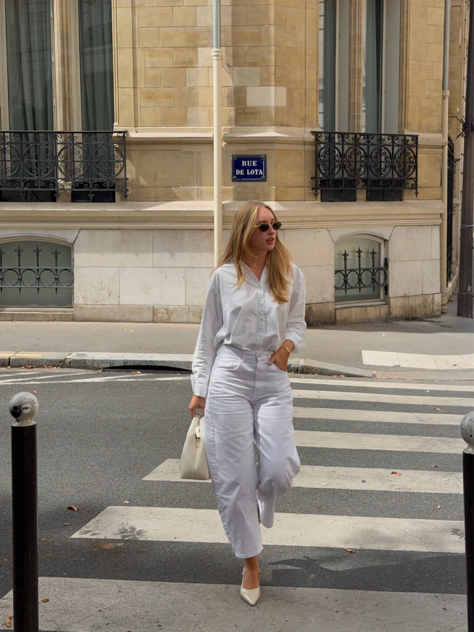 All white look in Paris, wearing Mango and @SEZANE

#LTKFashionMonth #LTKeurope #LTKjeans