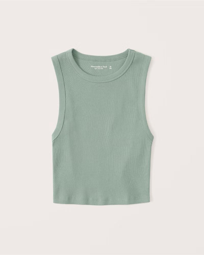 Cropped Crew Tank | Abercrombie & Fitch (US)