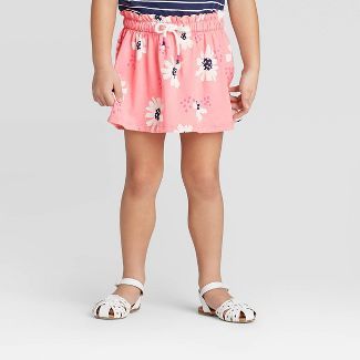 Toddler Girls' Floral Knit Skort - Cat & Jack™ Pink | Target