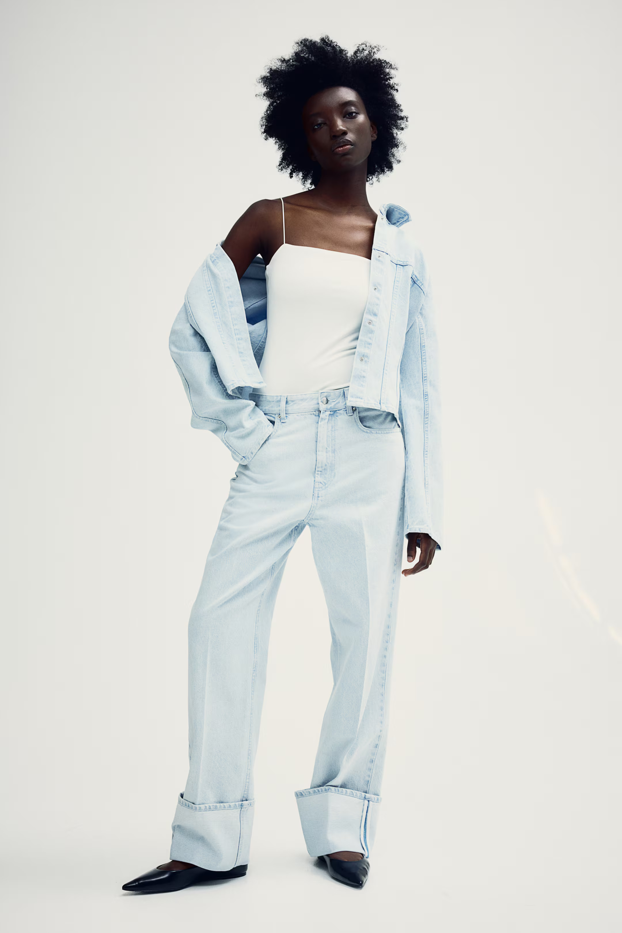 Bodysuit with Extra-narrow Shoulder Straps | H&M (US + CA)