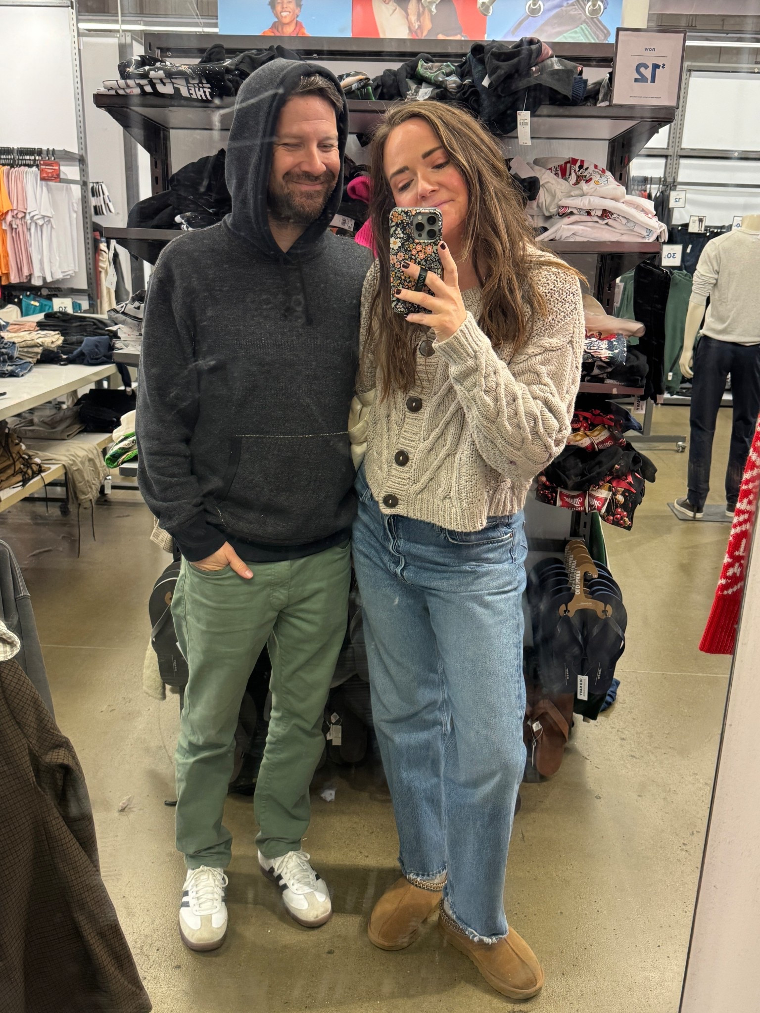 Christmas shopping with my man. 🥰🫶🏼 Mr and Mrs Claus reporting for duty! 🎅🏼 🤶 

#LTKootd #LTKSaleAlert #LTKGiftGuide