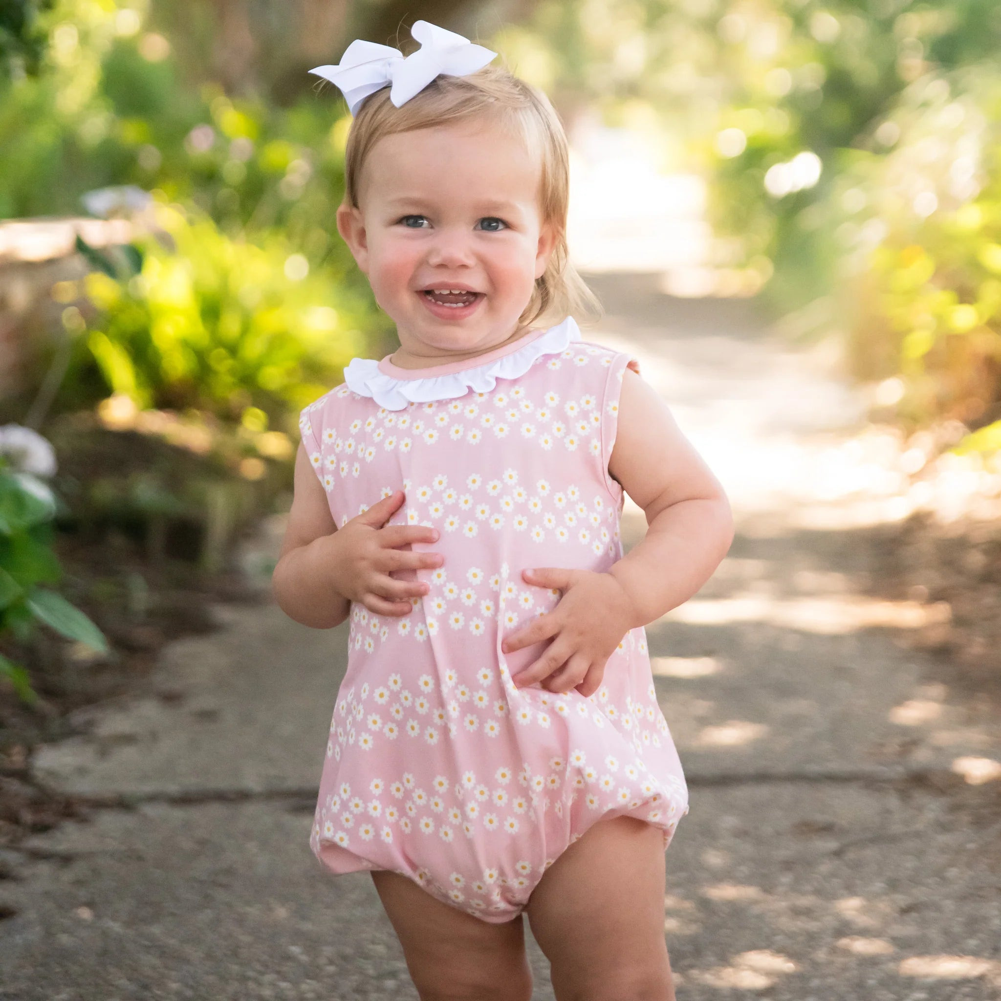 Callie Knit Daisies Bubble | Haute Totz