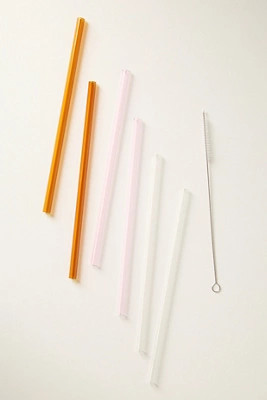 Hawkins New York Essential Glass Straws, Set of 6 | Anthropologie (US)