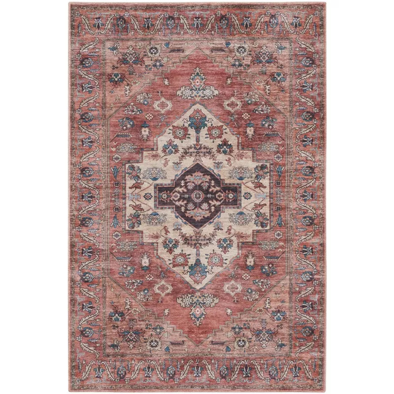 Nourison Washable Brilliance Medallion Indoor Rug | Target