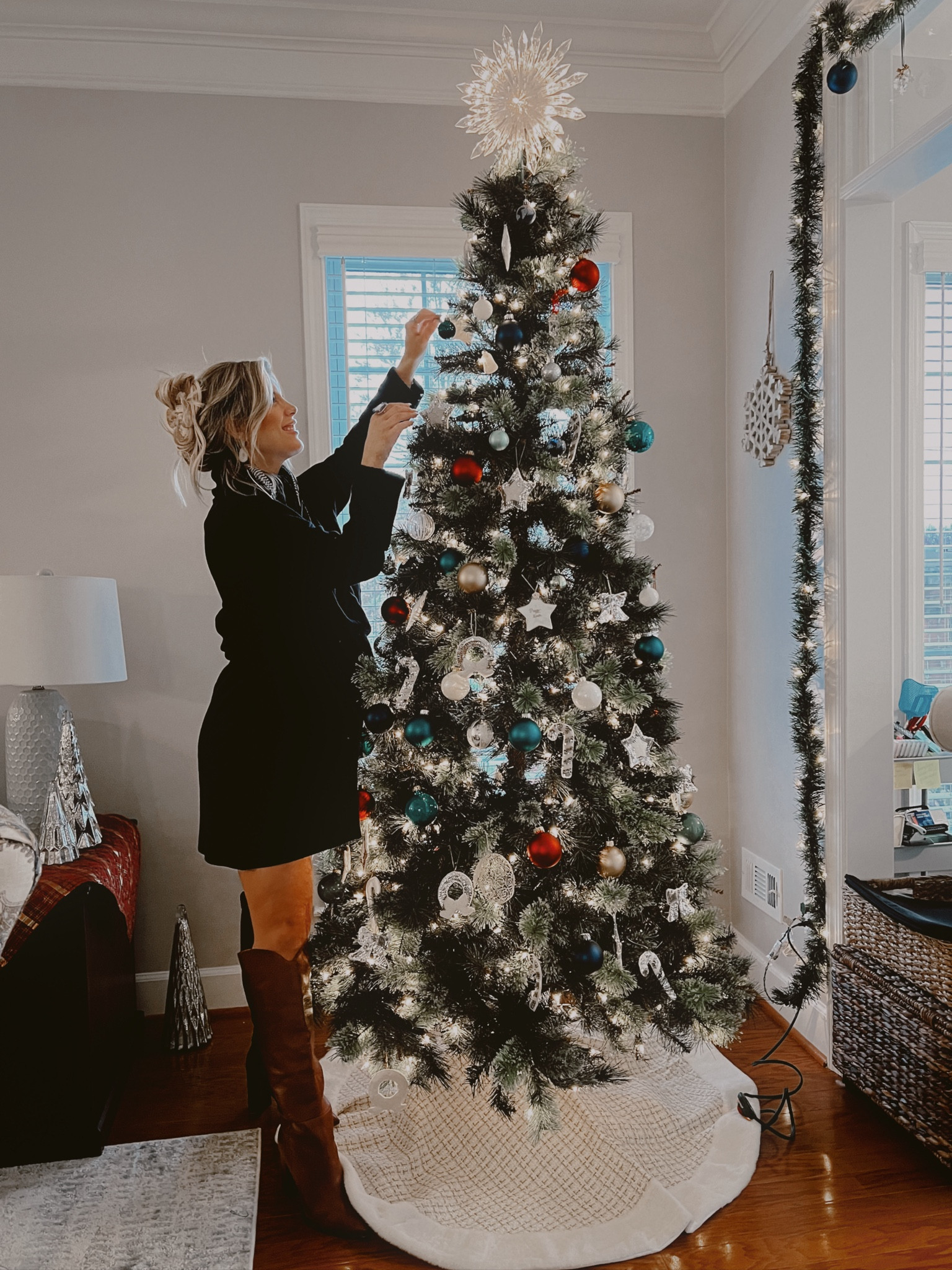 Tomorrow Christmas decor goes up at my house! I can’t wait to turn on my record player and dust off my Christmas records. This Walmart sweater and skirt is just the comfiest outfit for any Christmas party you have this season! In a medium ♥️ @walmartfashion #walmartpartner #walmartfashion

#LTKHoliday #LTKSeasonal #LTKfindsunder50