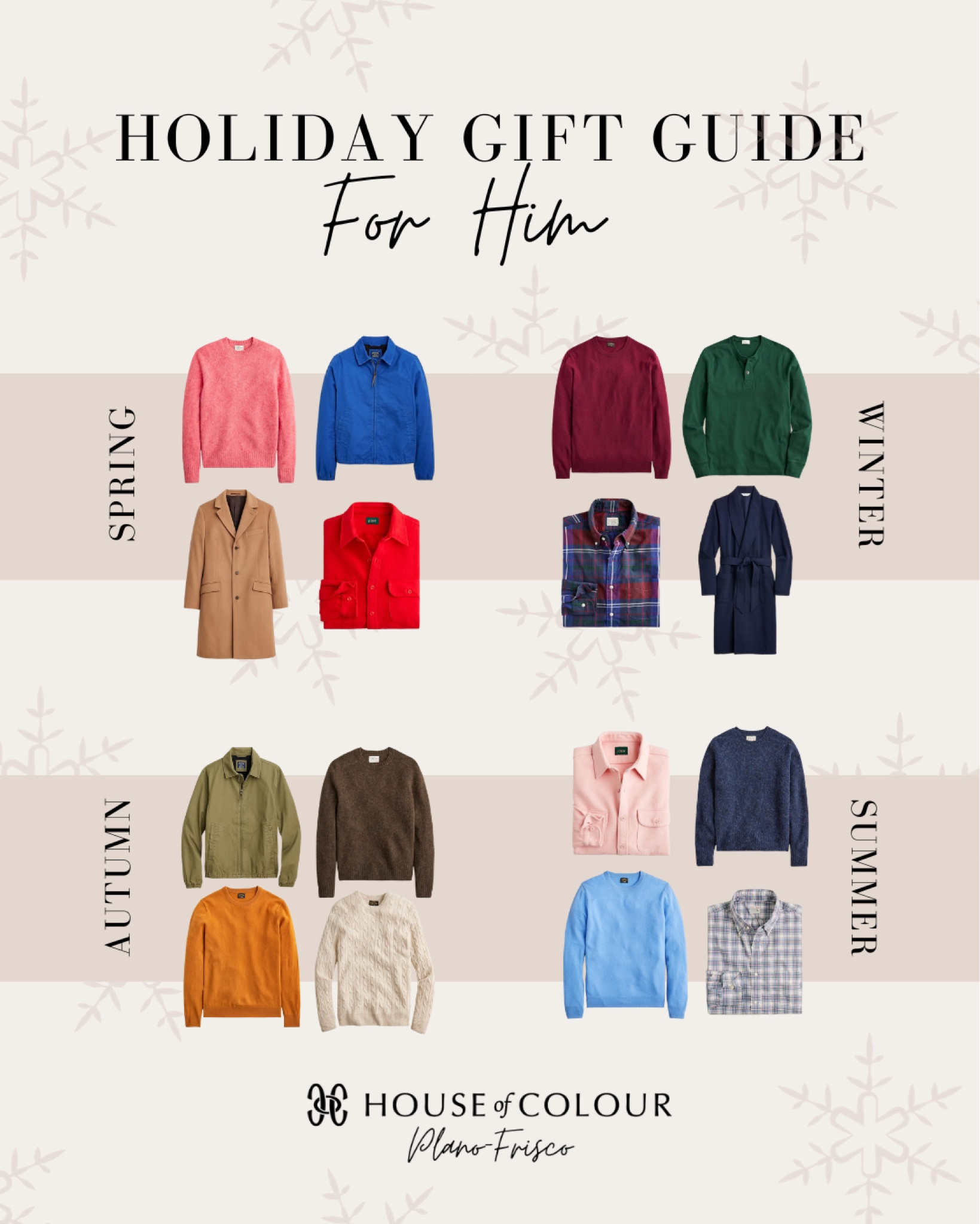 Gift ideas for the men in your life! Bonus if you know their season 🌷☀️❄️🍁

#hoc #houseofcolour #giftguide #christmas #blackfriday

#LTKGiftGuide #LTKCyberWeek #LTKHoliday