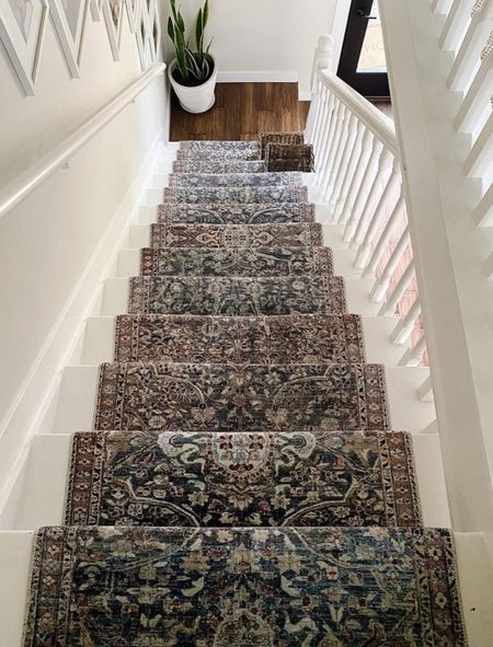 Stair runner! I have seen this rug as an area rug and it’s so pretty too! 

#LTKFind #LTKstyletip #LTKhome