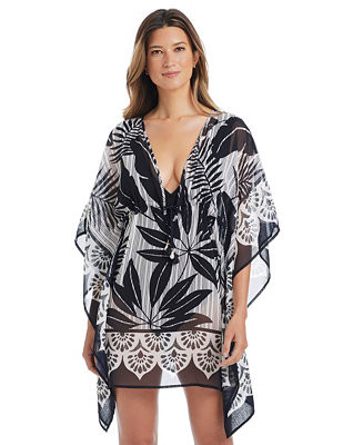 Women's V-Neck Cover-Up Caftan | Macy's
