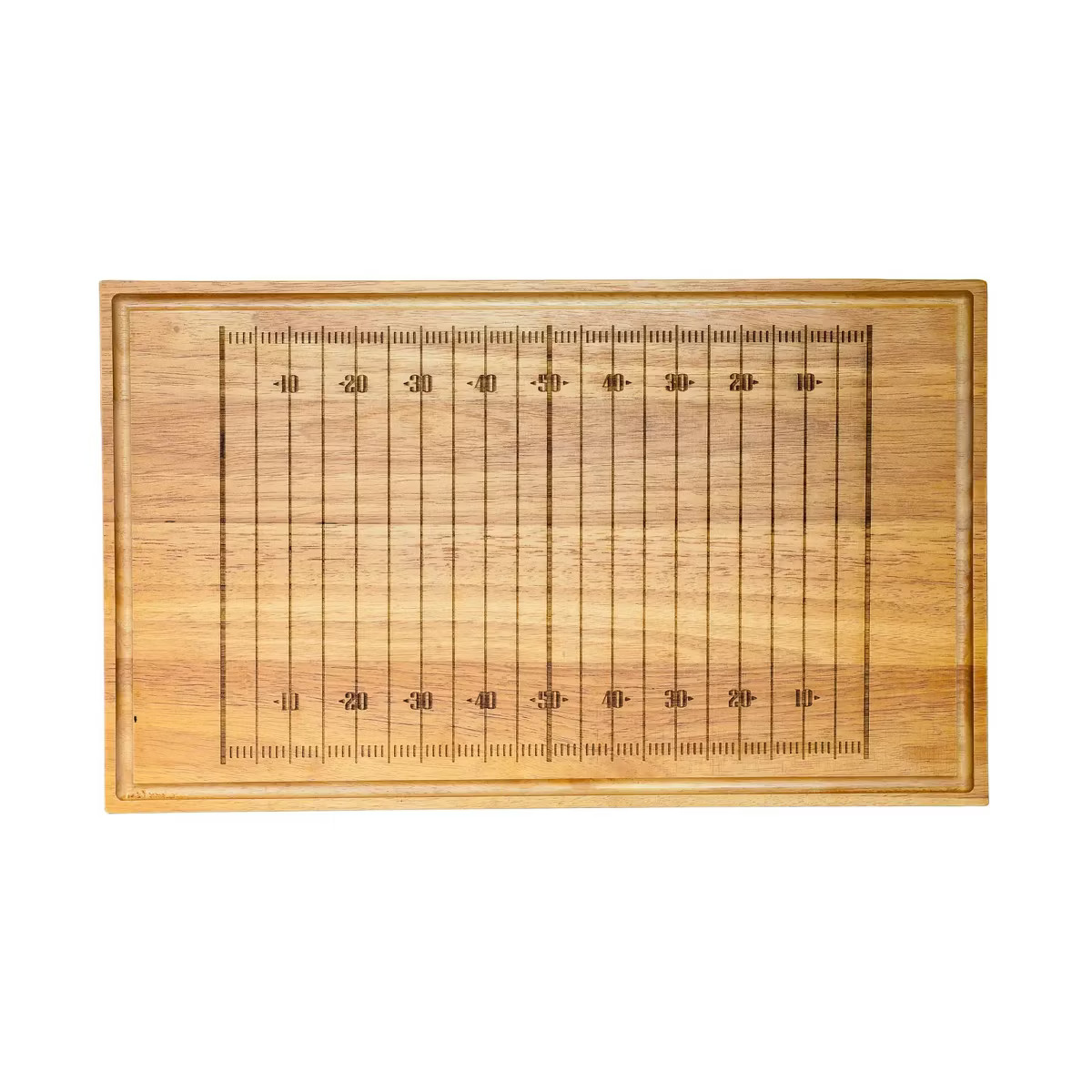 Slickblue Football Field Design Pine Wood Cutting Board, 20"x12" – Great for Sports Parties & E... | Target