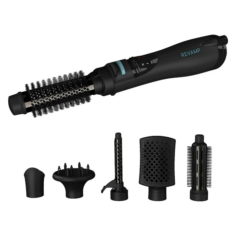 Revamp Progloss Airstyle 6-in-1 Hot Air Multi Styler – Hair Dryer Brush for Wet or Dry Hair Sty... | Walmart (US)