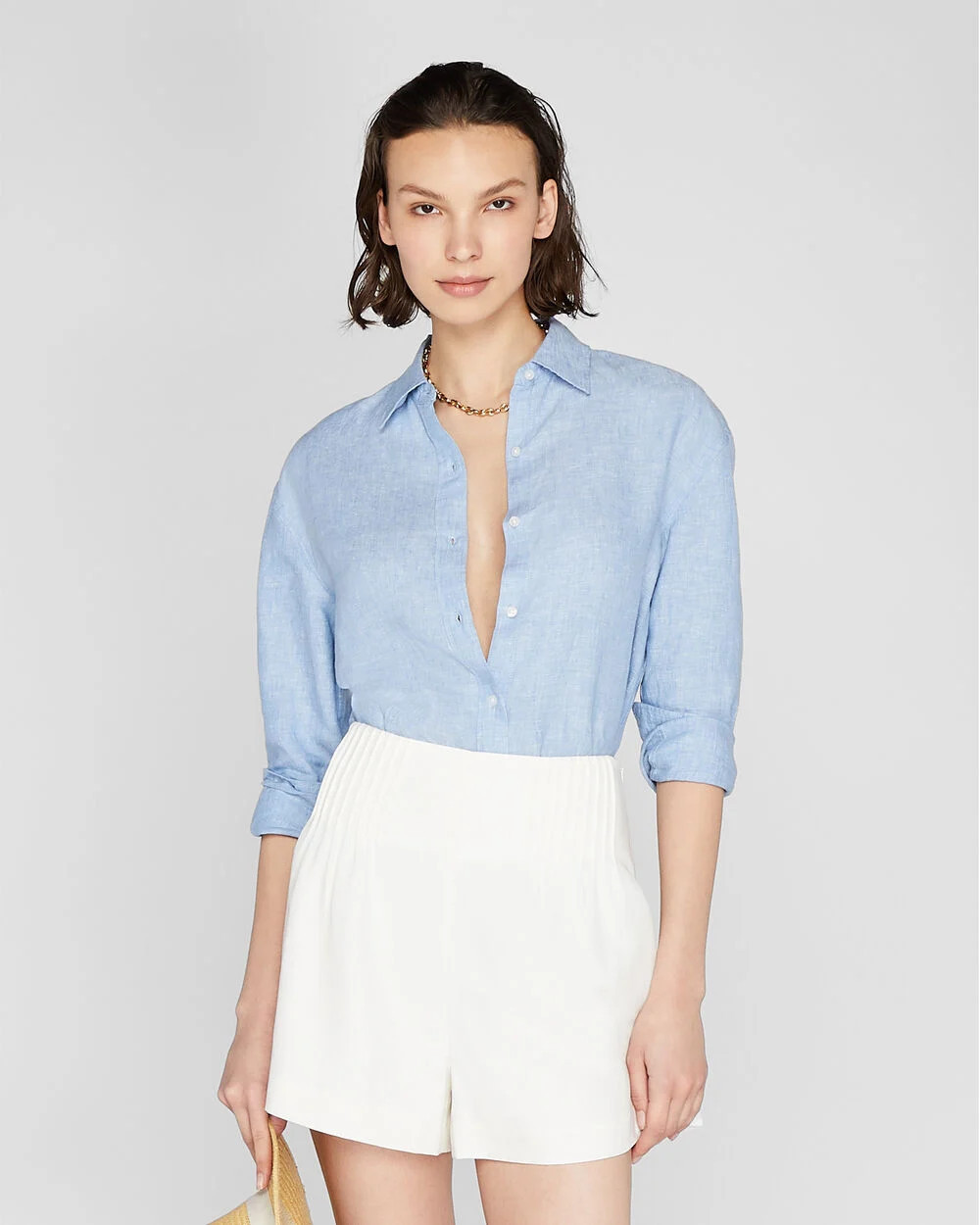 Long Sleeve Linen Shirt | Club Monaco (Global)