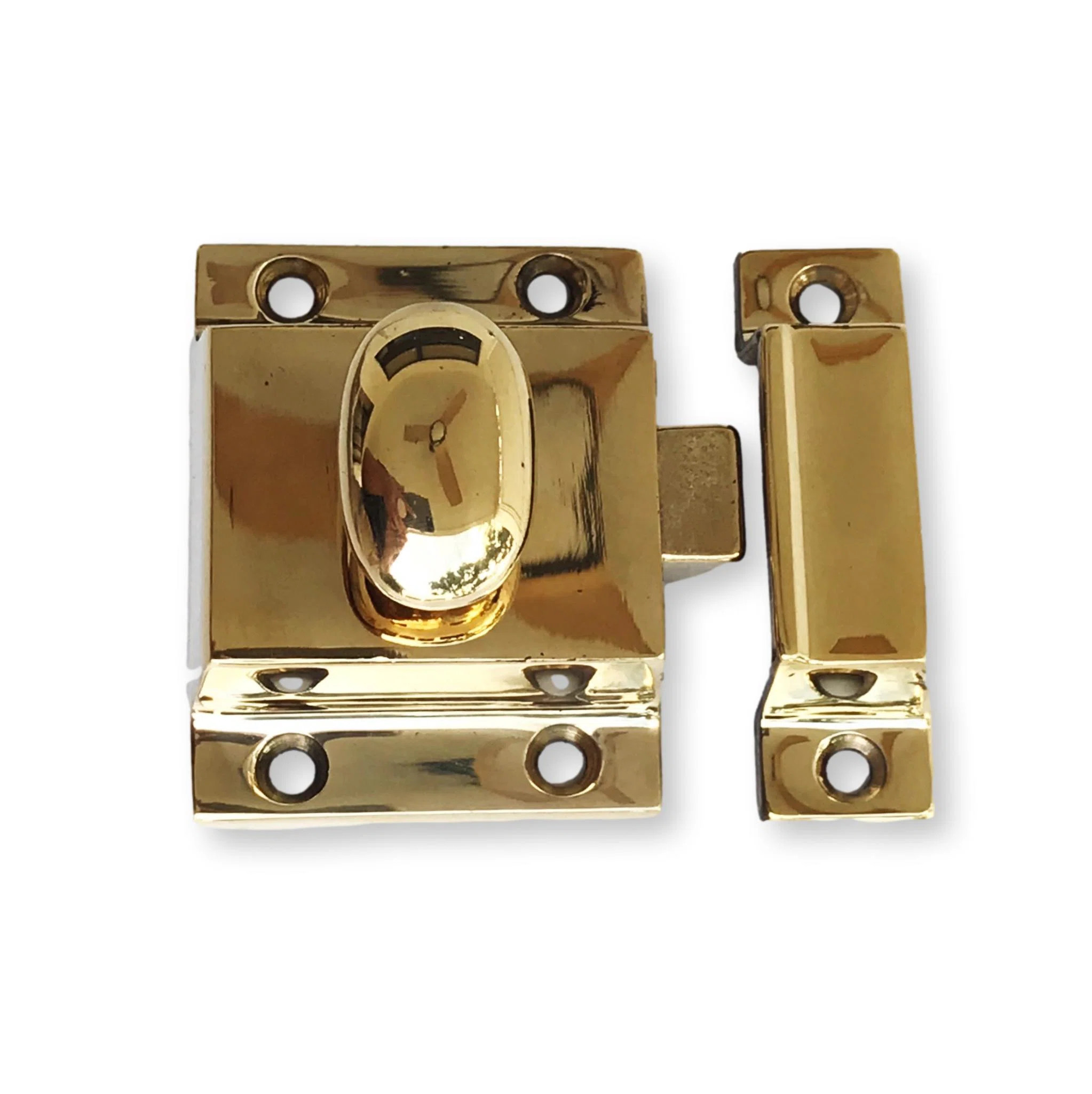 Forge Hardware Studio Unlacquered Brass "Eloise" Cabinet Latch Pull | Wayfair | Wayfair North America