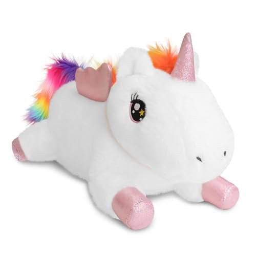 SQEQE Weighted Unicorn Plush, Weighted Unicorn Stuffed Animal, Cute Plushies Soft Pillow Toy Gift for Kids Adults 23.6 Inch, 3.1 Lbs | Amazon (US)