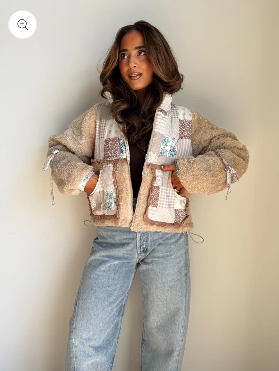 Stay wrapped in cozy comfort — this fluffy patchwork fleece zip-up blends softness with fall’s favorite textures for the perfect chilly-day layer.

#LTKFallSale #LTKSeasonal #LTKTravel