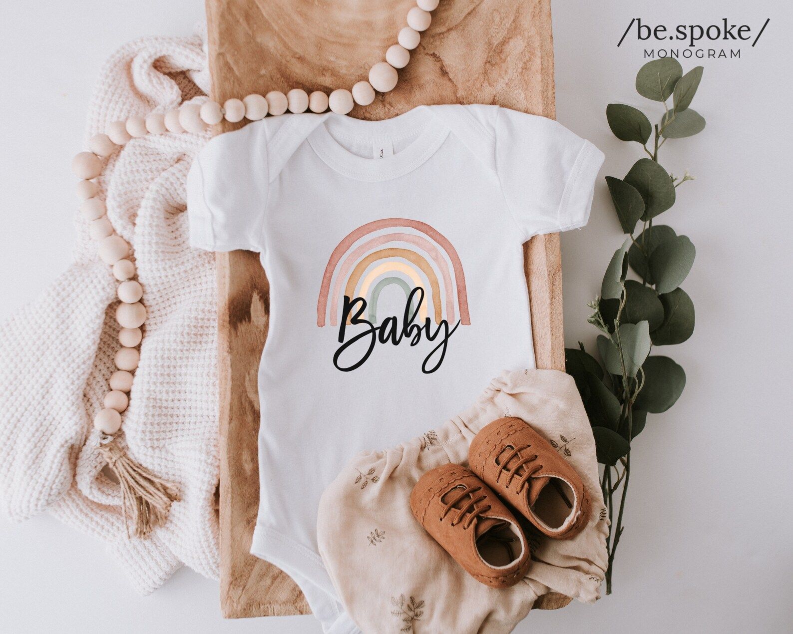 Retro Rainbow Baby Bodysuit, T-Shirt, 70s, New Mom Baby Shower Gift, Mommy to be, Mama, Modern bo... | Etsy (US)