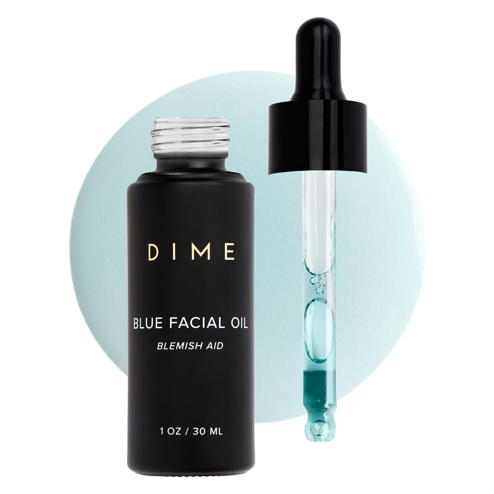 DIME Beauty Blue Facial Oil, Blemish Spot Treatment with Blue Tansy Oil, Black Cumin Seed Oil, Ro... | Amazon (US)