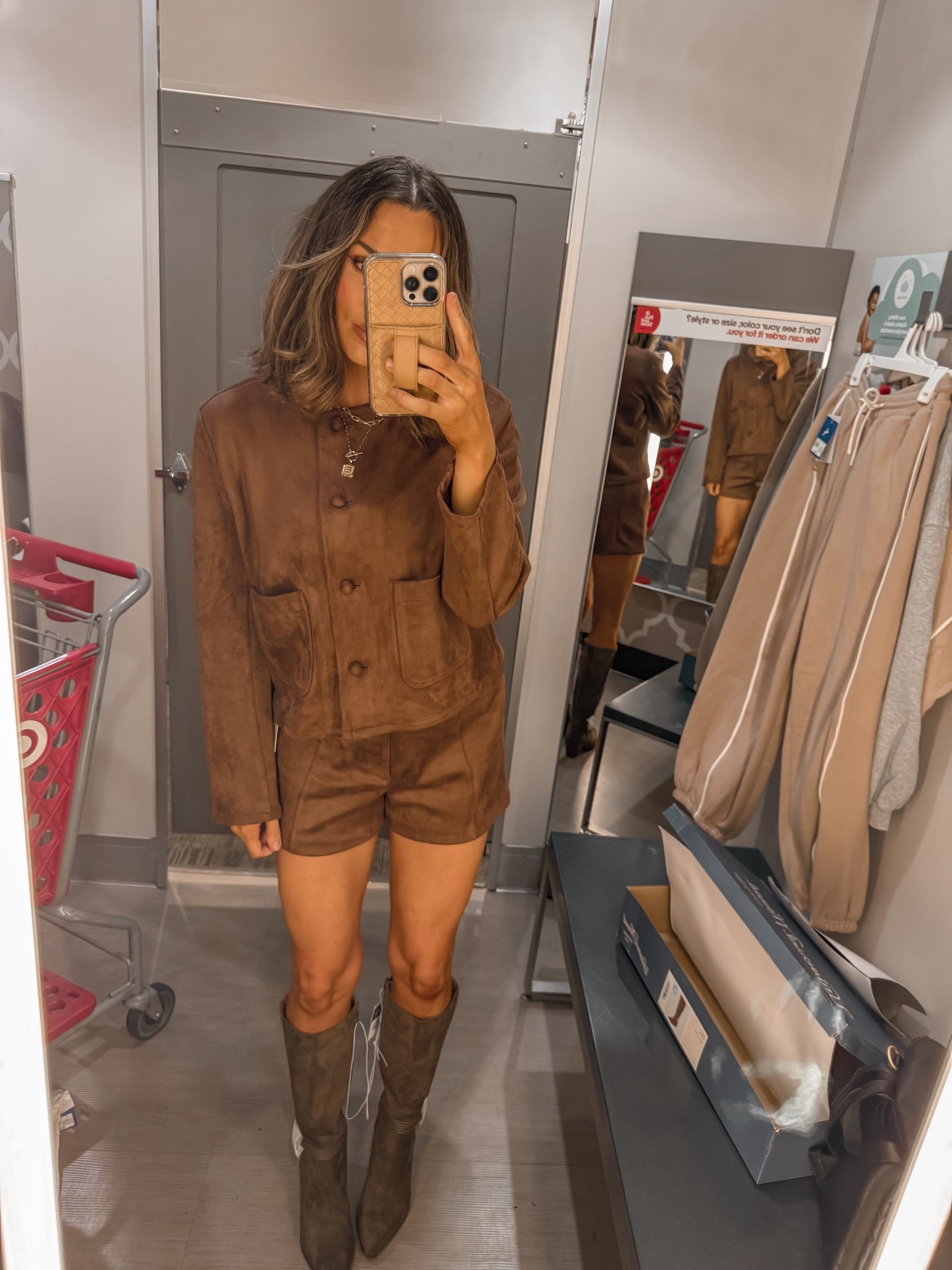 New at Target
Shorts i sized up to an 8 and the jacket is a small 

#LTKFindsUnder50 #LTKOver40