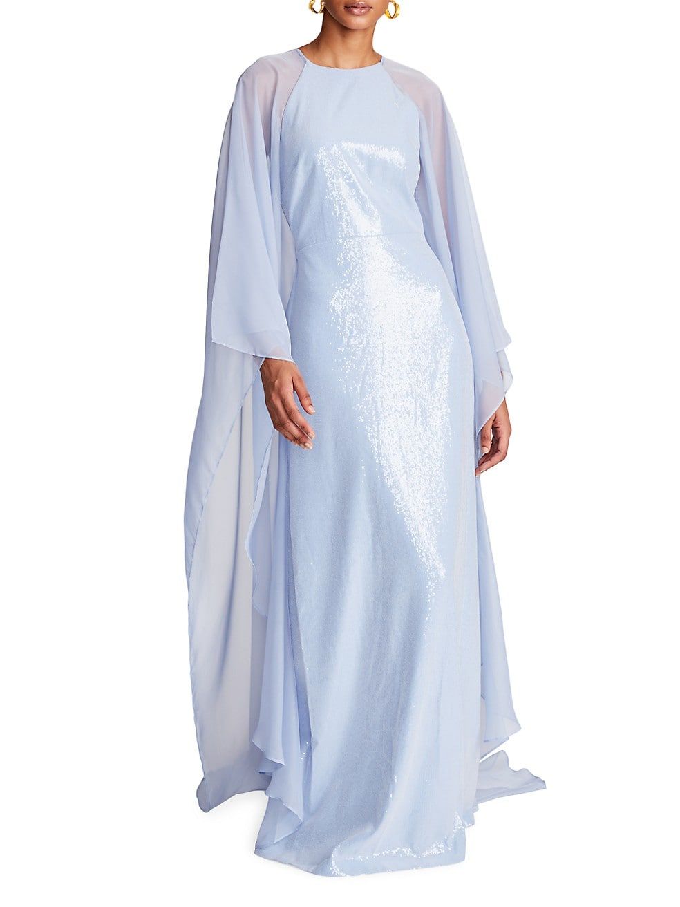 Halston Adira Sequin Chiffon Gown | Saks Fifth Avenue