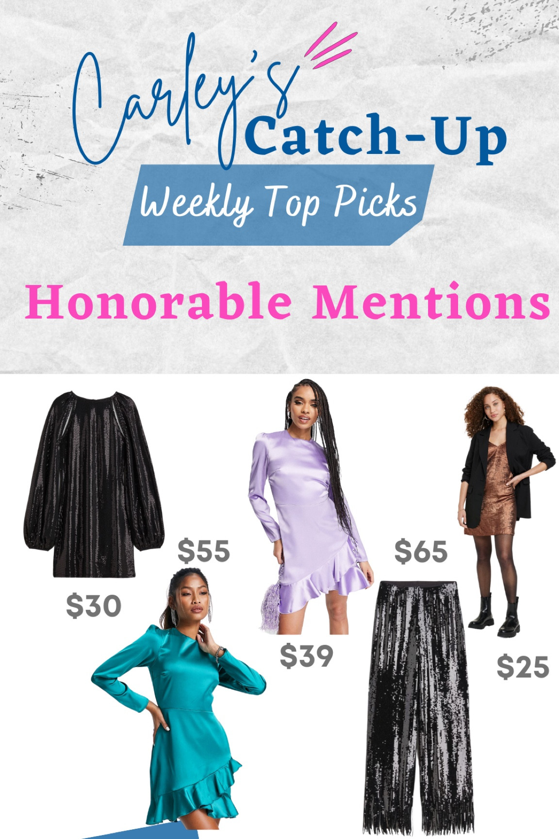 Weekly favorites: affordable last minute NYE looks! 

#LTKHoliday #LTKSeasonal #LTKFind