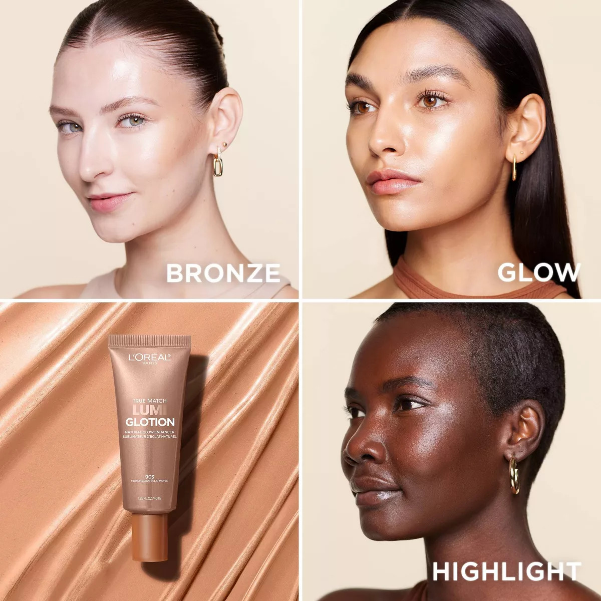 L'Oreal Paris True Match Lumi Glotion Glow Enhancer - 903 Medium Glow - 1.35 fl oz. | Target