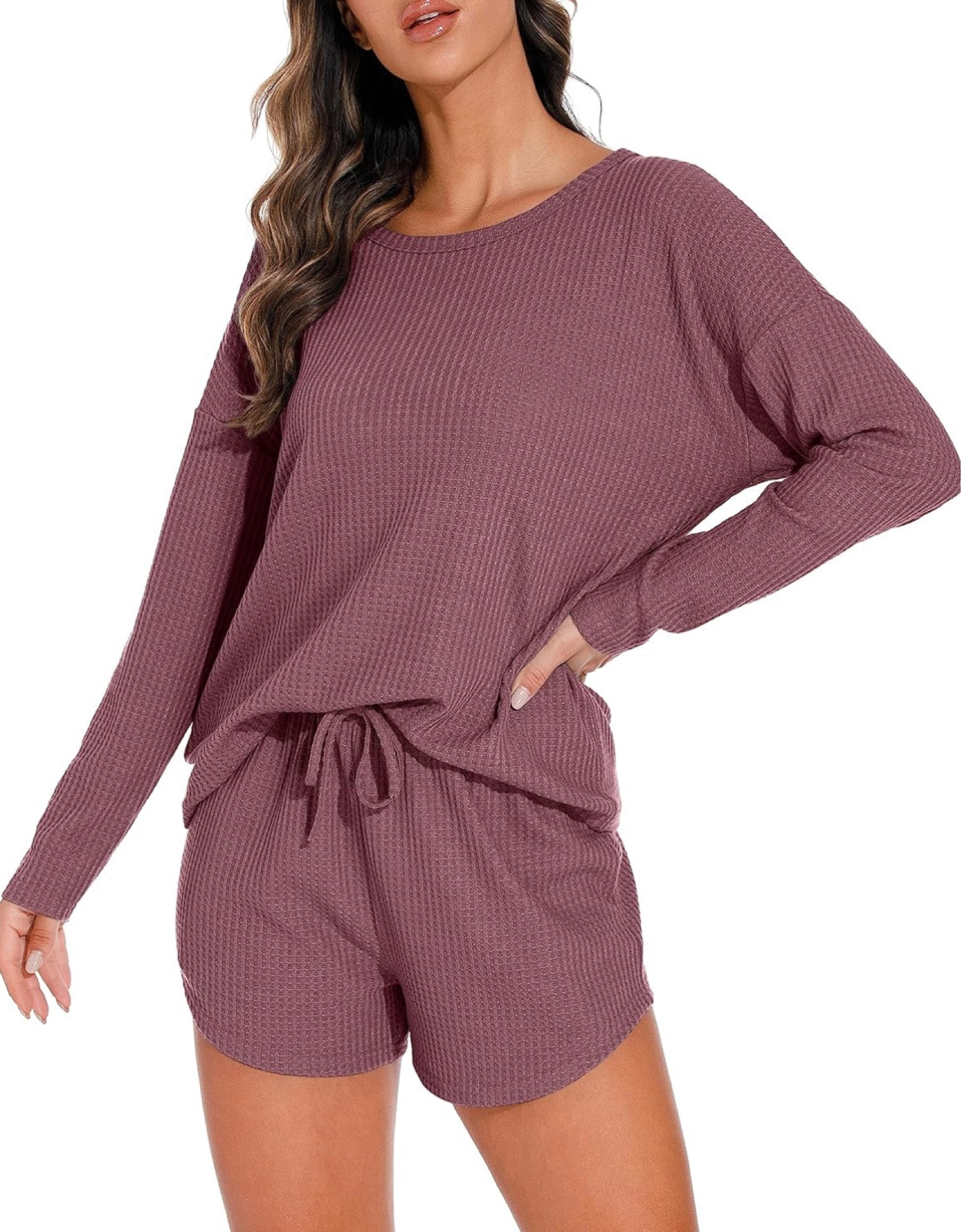 PrinStory Pajamas Set for Women Waffle Knit Lounge Set 2 Piece Outfits Loungewear Sweatsuit with Pockets


#LTKstyletip #LTKGiftGuide #LTKMostLoved