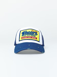 Adventures Trucker Hat Blue | Princess Polly US