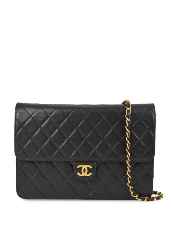 CHANEL Pre-Owned 1997 Medium Half Flap Shoulder Bag - Farfetch | Farfetch Global
