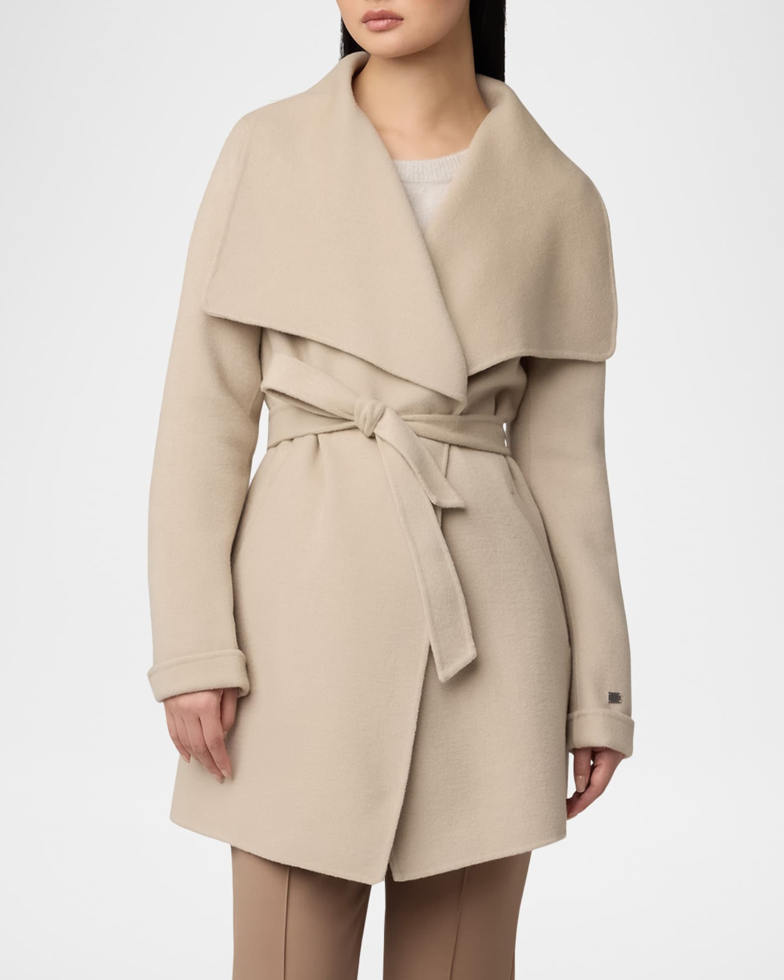 Bridgette Wrap Coat | Neiman Marcus