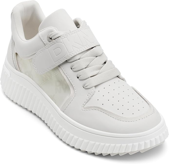 DKNY Women's Loami Platform Sneaker with Logo Detail Sport Sandal | Amazon (US)