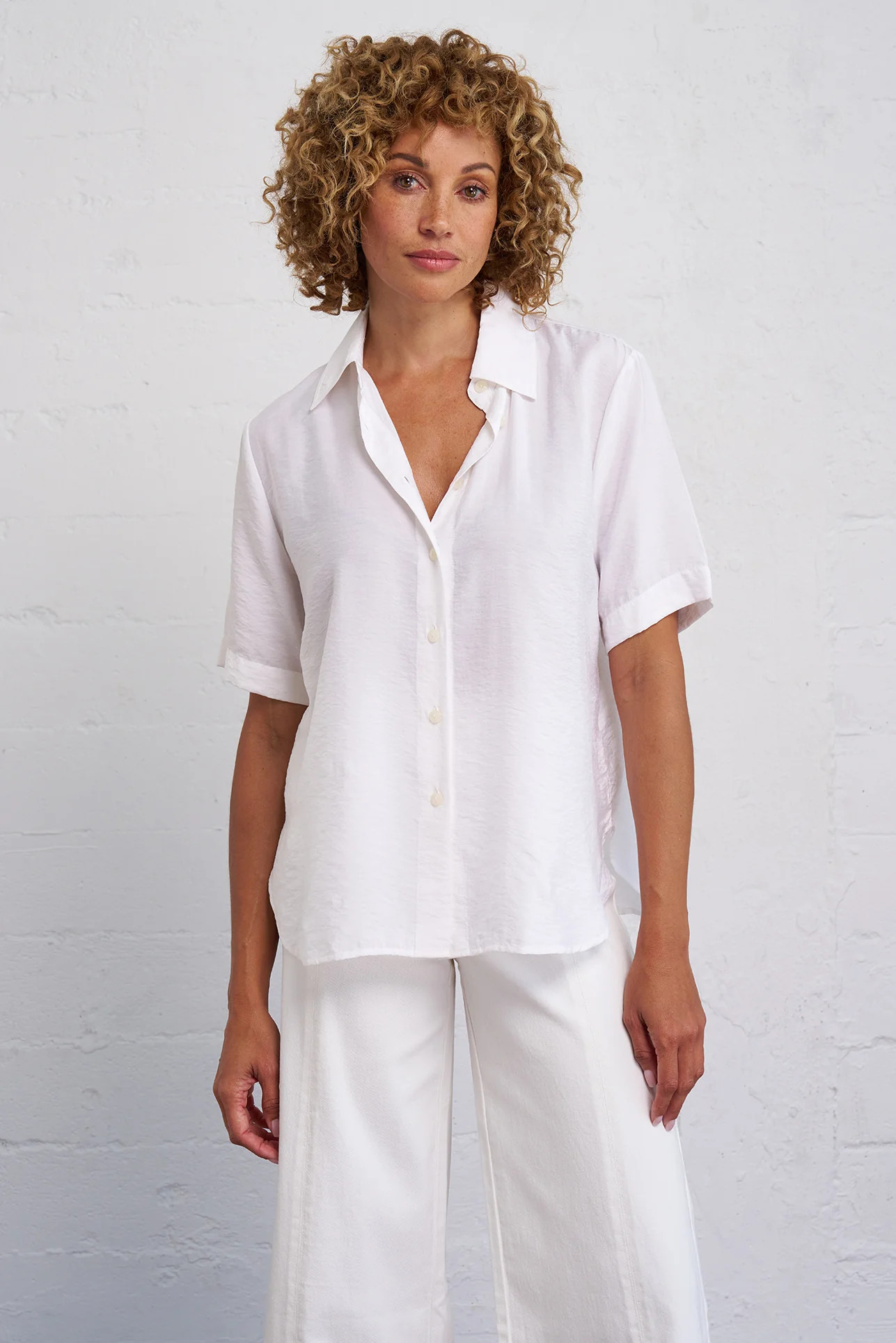 Weightless Button-Up Shirt | Franne Golde