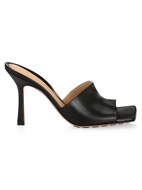 Stretch Leather Mules | Saks Fifth Avenue