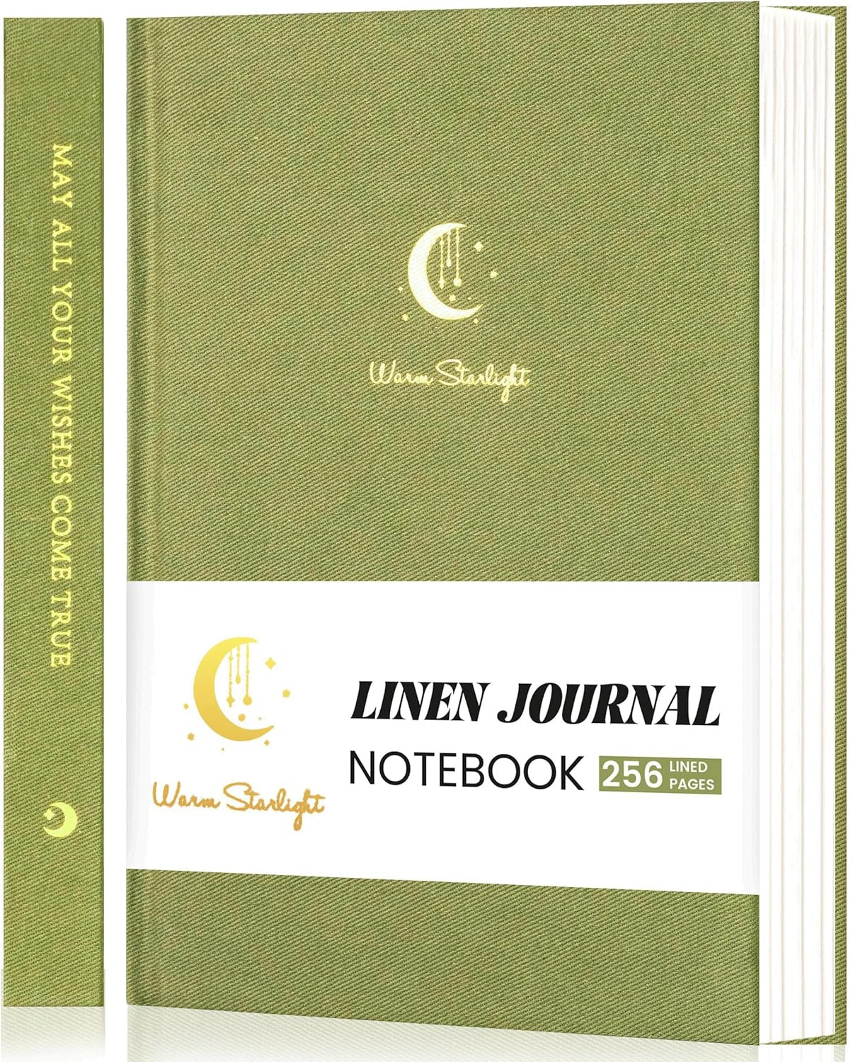 CAGIE Lined Journal Notebook for Women Men, A5 Hardcover Linen Journals for Writing 256 Pages, Ae... | Amazon (US)