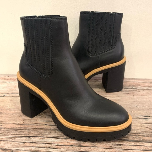 Dolce Vita Caster H2O Onyx Leather Bootie | Poshmark