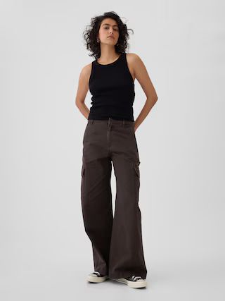 Low Rise Cargo Baggy Khakis | Gap (US)