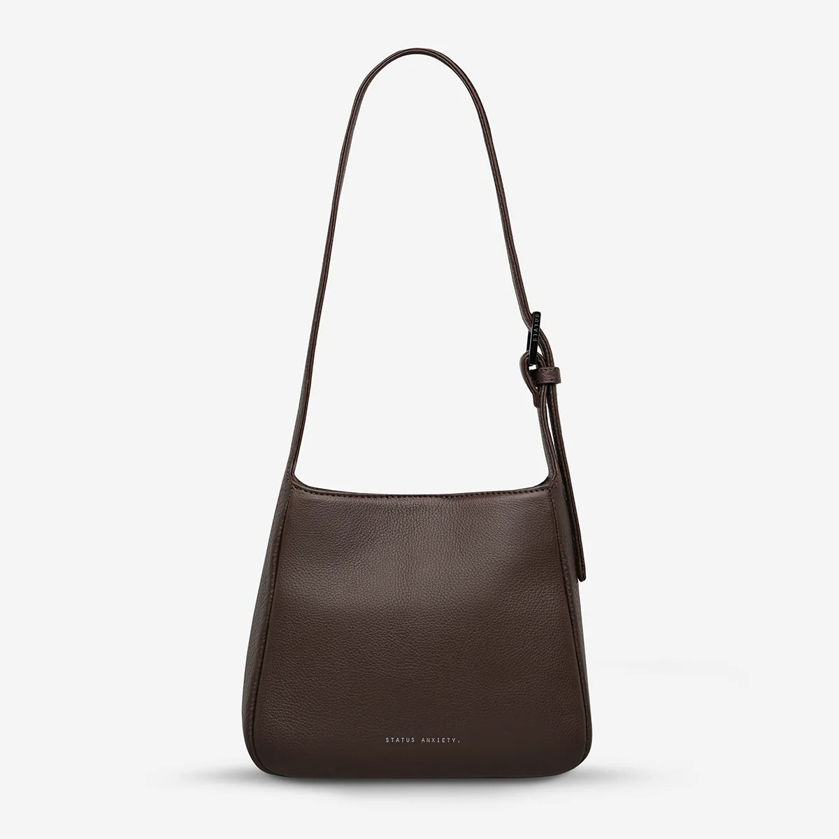 Slipping Away Women's Cocoa Leather Bag | Status Anxiety® | Status Anxiety 