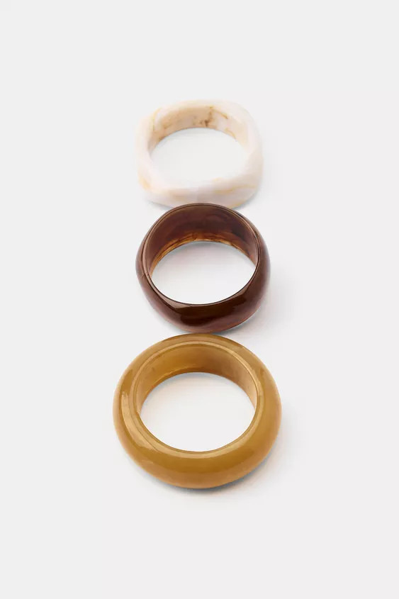 3-PACK OF RIGID RESIN BRACELETS | Zara US