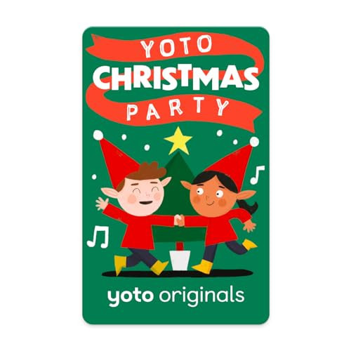 Yoto - Christmas Party – Kids Audio Card for Use with Player & Mini All–in–1 Audio Player, Screen–Free Listening with Fun Festive Music for Playtime Travel & Holiday Parties, All Ages | Amazon (US)