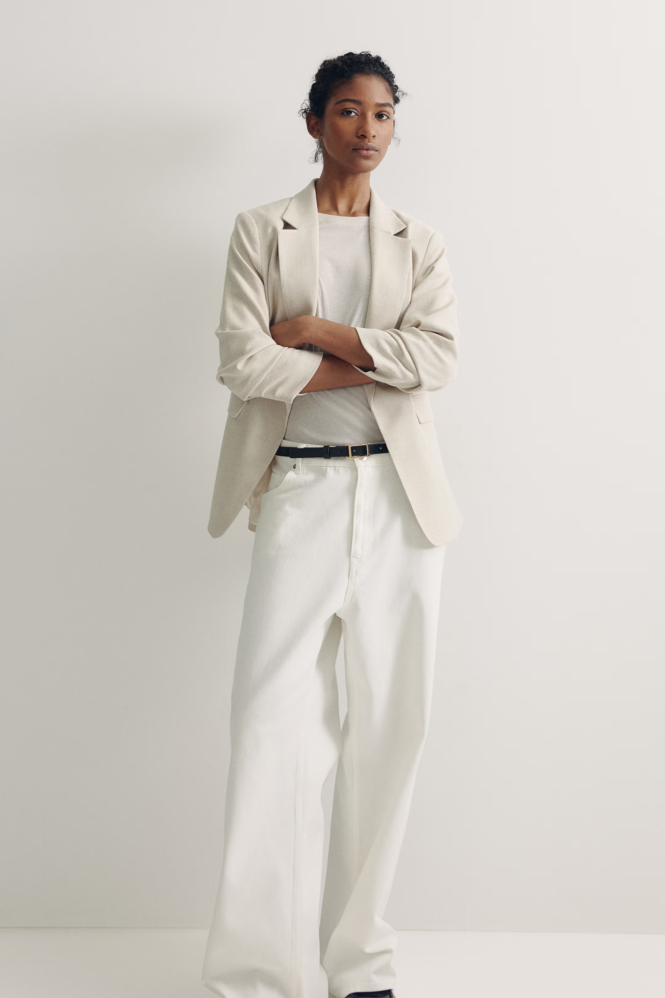 Gathered-sleeve Jacket | H&M (US + CA)