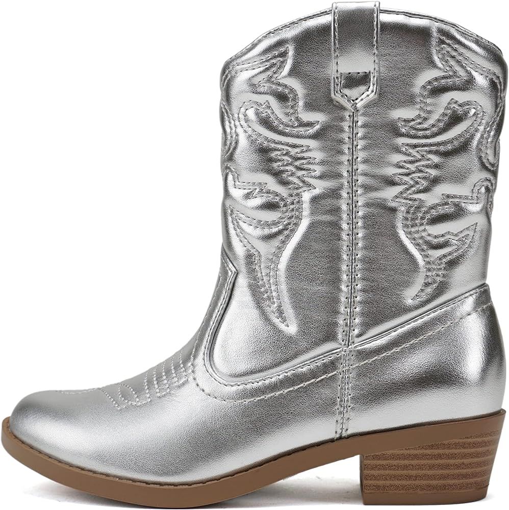 Kids Metallic Cowboy Boots | Amazon (US)
