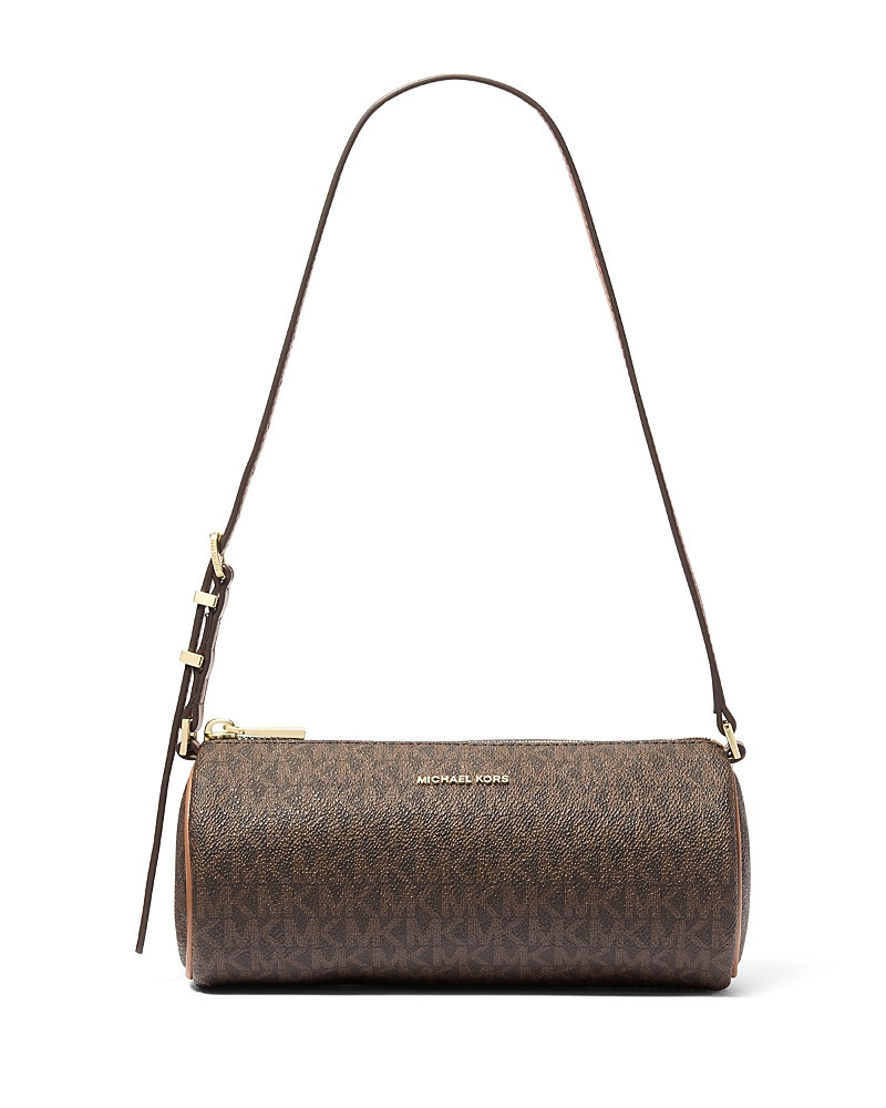 Michael Kors Izzy Small Mk Print Barrel Pouchette | Bloomingdale's (US)