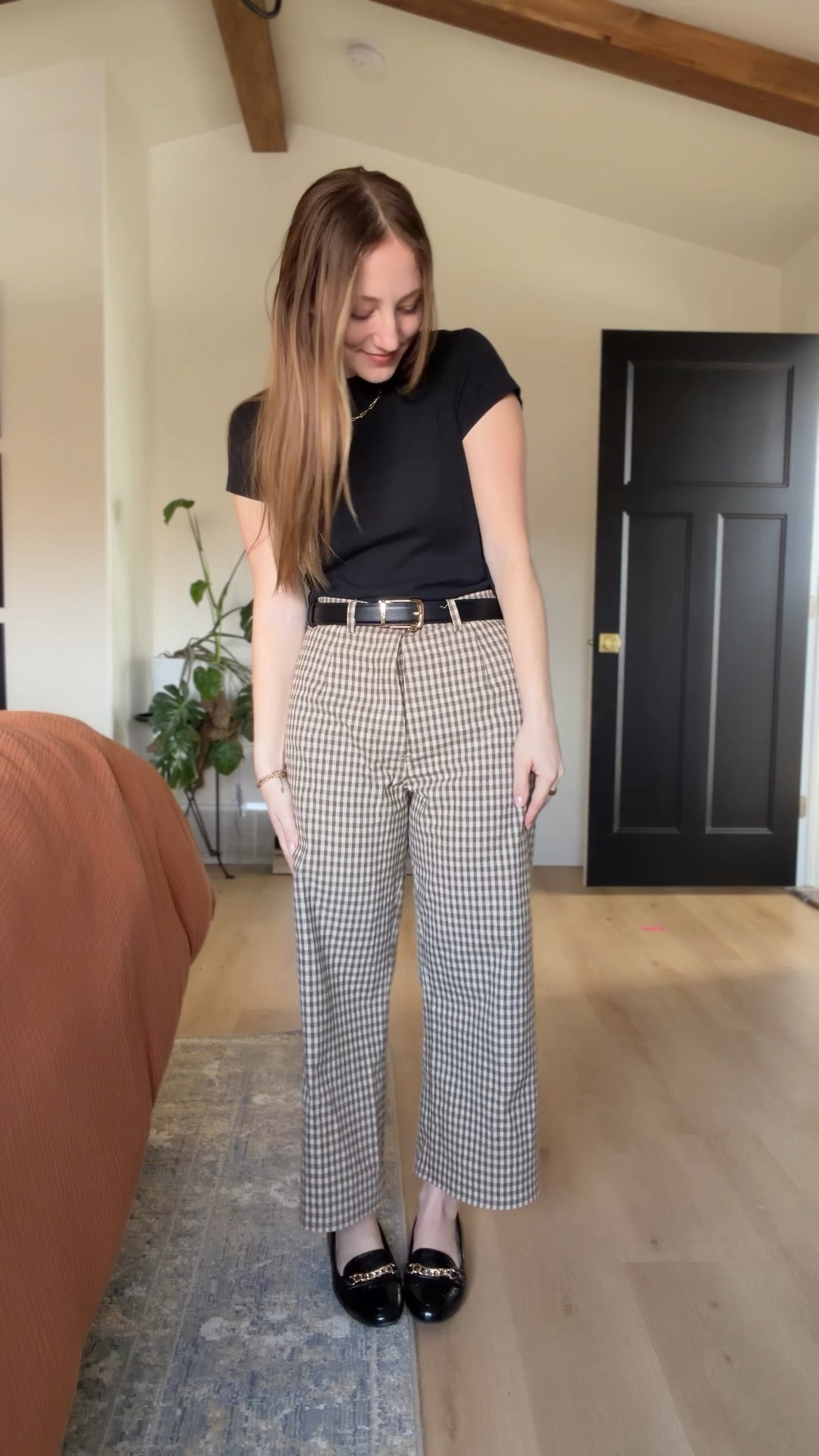 January sewing project in the books! These are my take on the Sezane Martin crop trouser pants 😍

#LTKootd