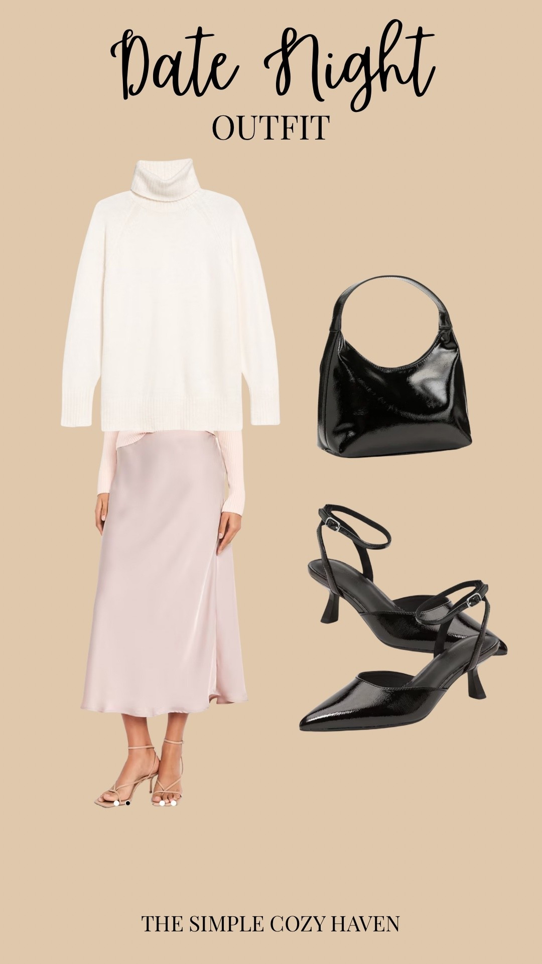 I love these satin skirts! Add in the sandwich method with the black purse and heels and you have a simple, yet gorgeous date night look! 

#LTKCyberWeek #LTKootd #LTKHoliday