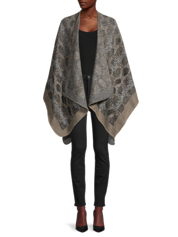 Animal Print Cape | Saks Fifth Avenue OFF 5TH